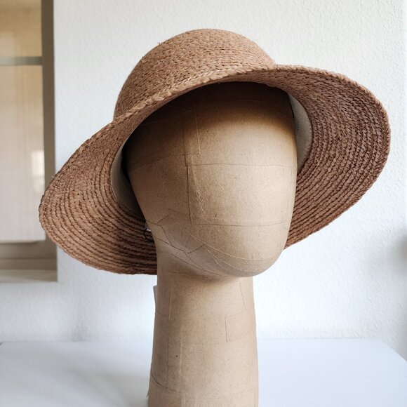 NWT Helen Kaminski Valence 6 Raffia Cloche Hat 👒🌿 - Picture 5 of 13